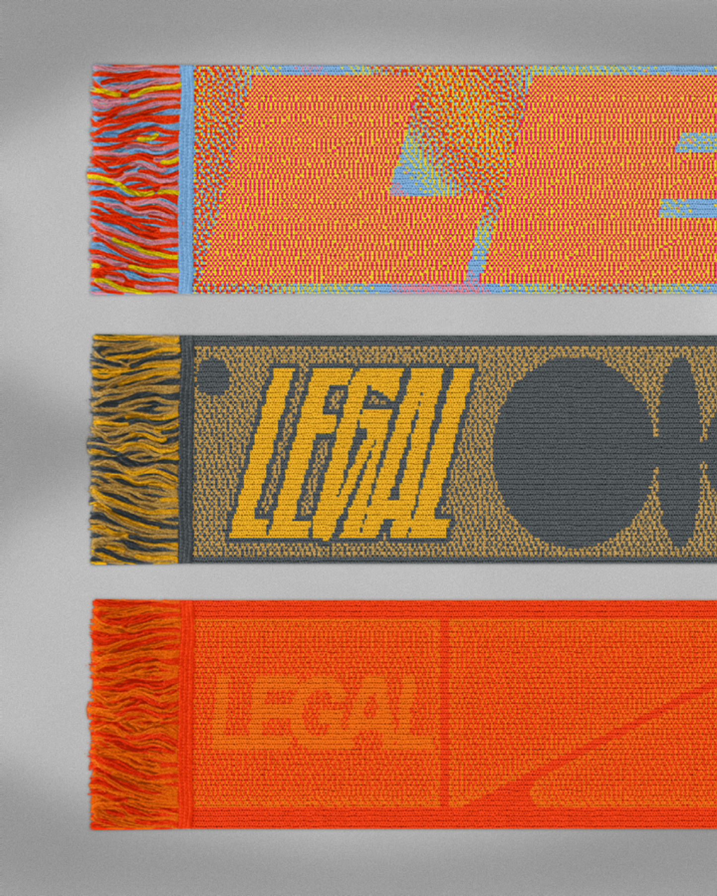 -PREORDER - LEGAL SCARF [SAND, YELLOW, GREY]